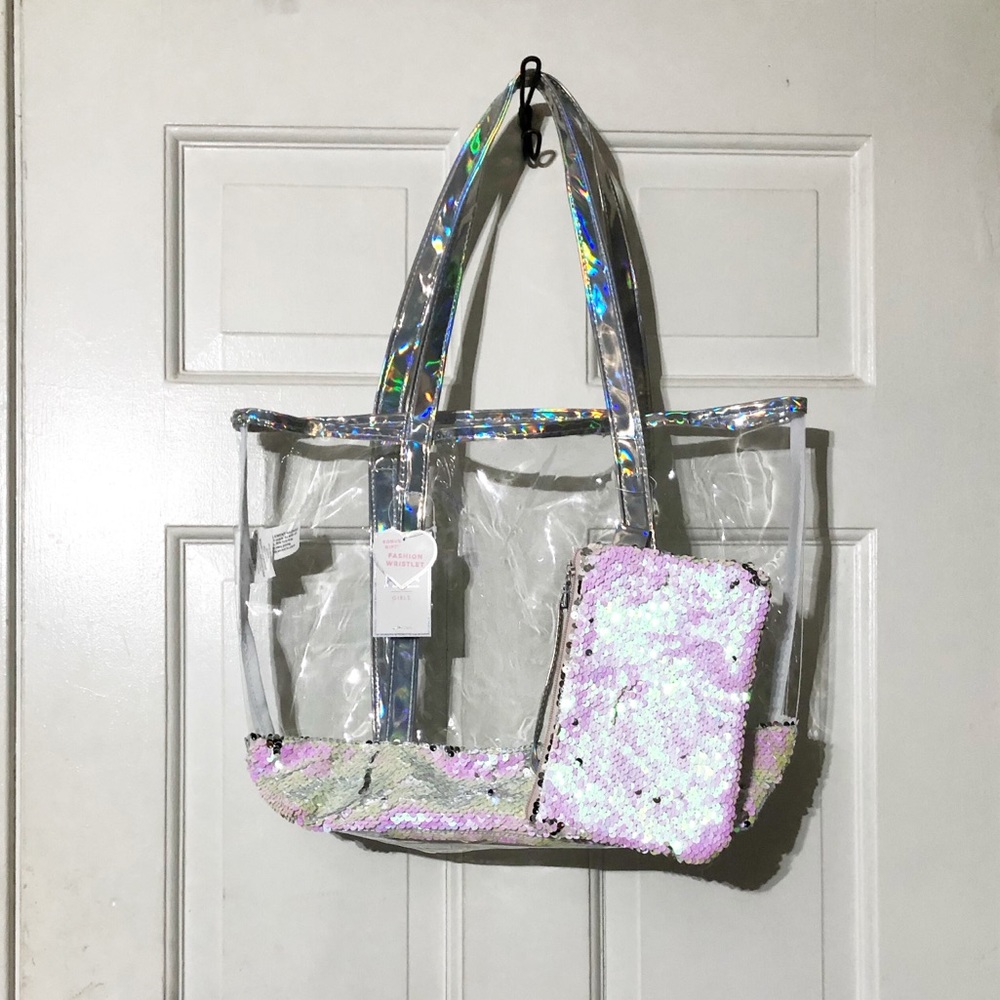 Changeable Sequin Beach Bag Set